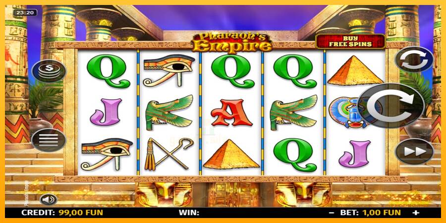 Pharaohs Empire gaming machine for money, picture 2