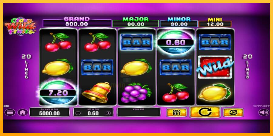 Crazy Wild Fruits gaming machine for money, picture 2