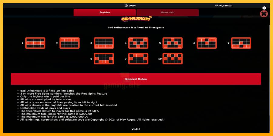 Bad Influencers gaming machine for money, picture 7