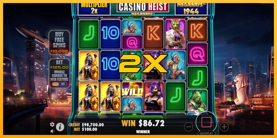 Casino Heist Megaways gaming machine for money, picture 4