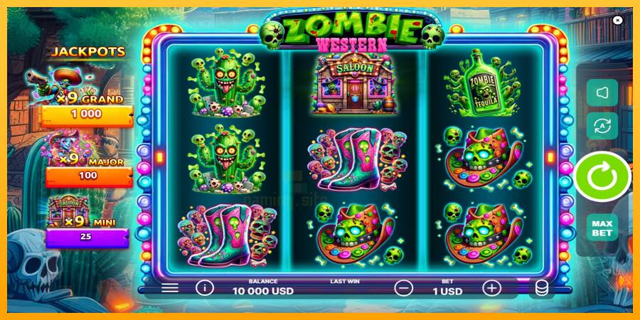 Western Zombie gaming machine for money, picture 2