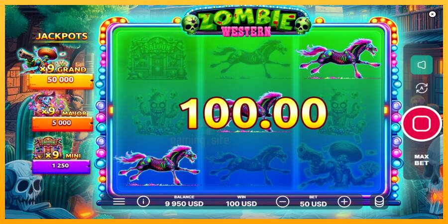 Western Zombie gaming machine for money, picture 3