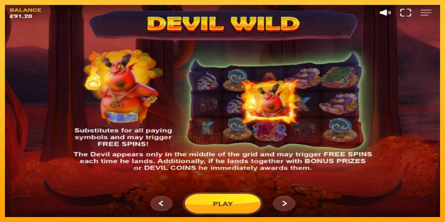 Play with the Devil gaming machine for money, picture 4