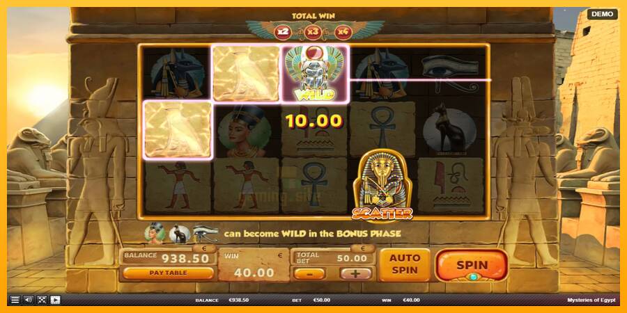 Mysteries of Egypt gaming machine for money, picture 4