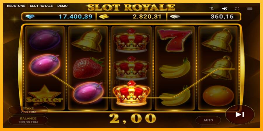 Slot Royale gaming machine for money, picture 3