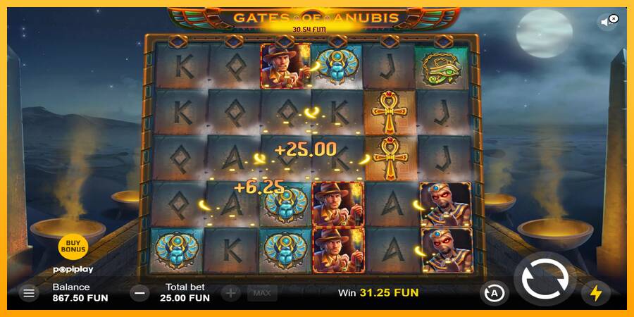 Gates of Anubis gaming machine for money, picture 4