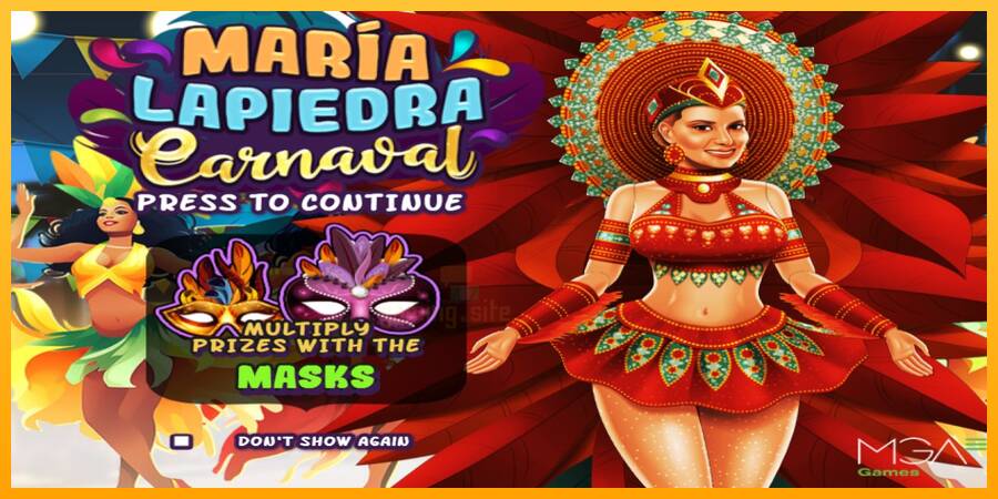 Maria Lapiedra Carnaval gaming machine for money, picture 1