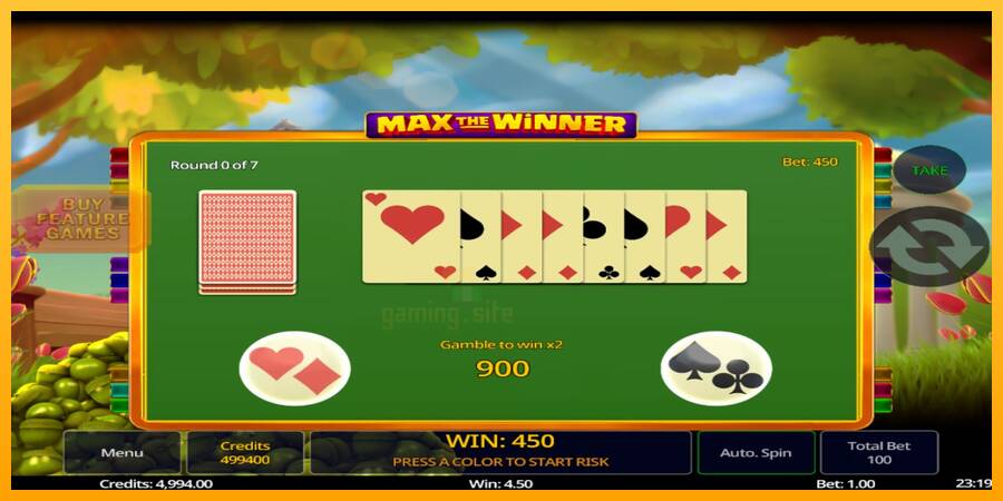 Max The Winner gaming machine for money, picture 4