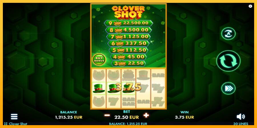 Clover Shot gaming machine for money, picture 3