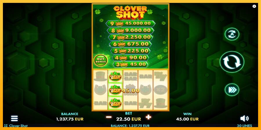 Clover Shot gaming machine for money, picture 4