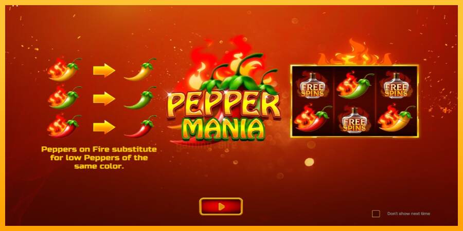 Pepper Mania gaming machine for money, picture 1