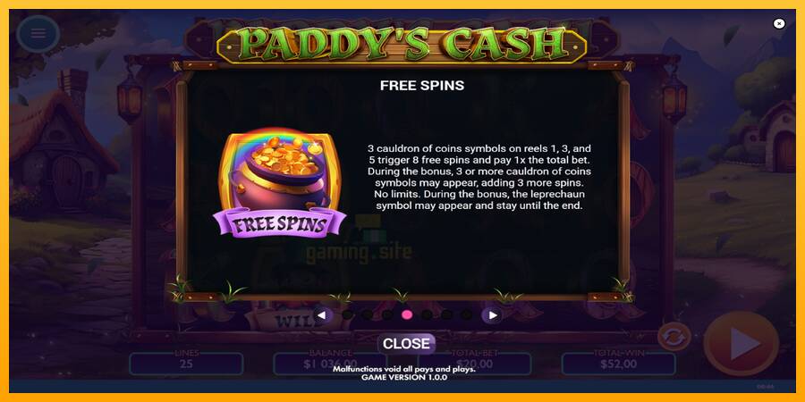 Paddys Cash gaming machine for money, picture 5