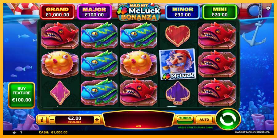 Mad Hit McLuck Bonanza gaming machine for money, picture 2