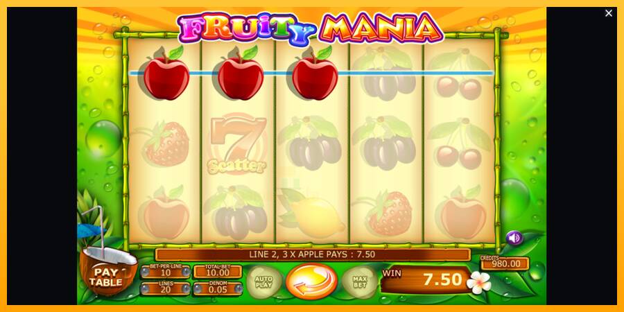 Fruity Mania gaming machine for money, picture 2