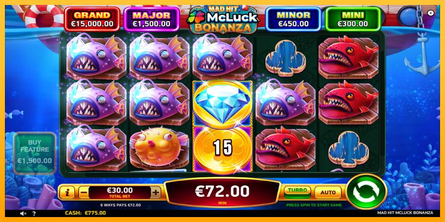 Mad Hit McLuck Bonanza gaming machine for money, picture 4