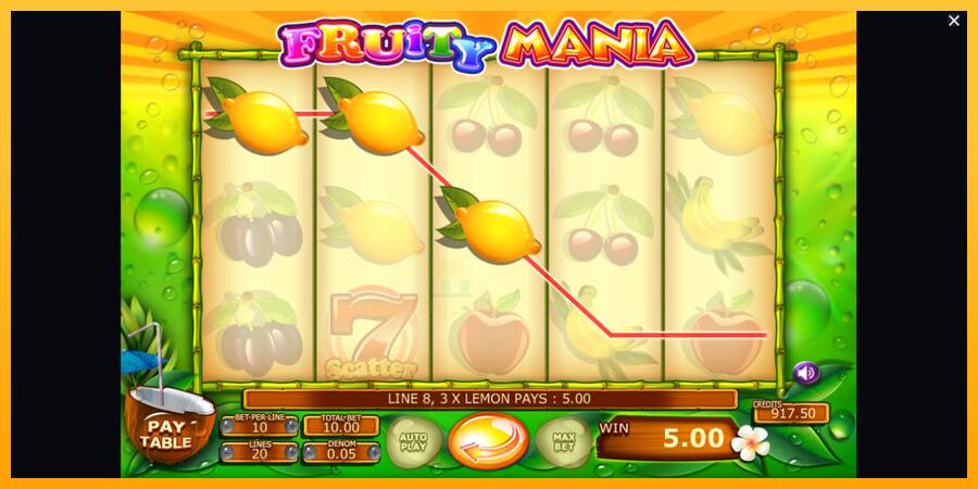 Fruity Mania gaming machine for money, picture 3