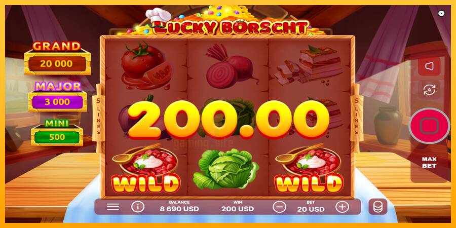 Lucky Borscht gaming machine for money, picture 4