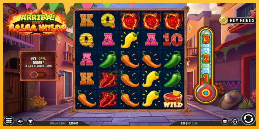 Arriba Heat Salsa Wilds gaming machine for money, picture 2