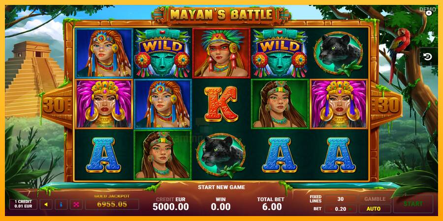 Mayans Battle gaming machine for money, picture 1