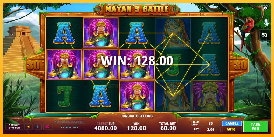 Mayans Battle gaming machine for money, picture 2