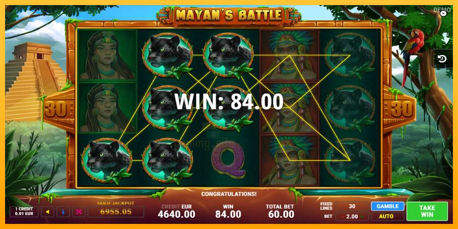 Mayans Battle gaming machine for money, picture 4