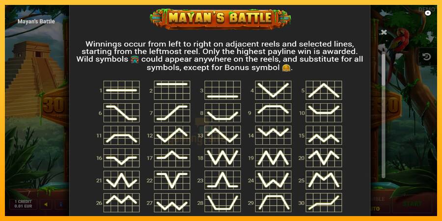 Mayans Battle gaming machine for money, picture 5