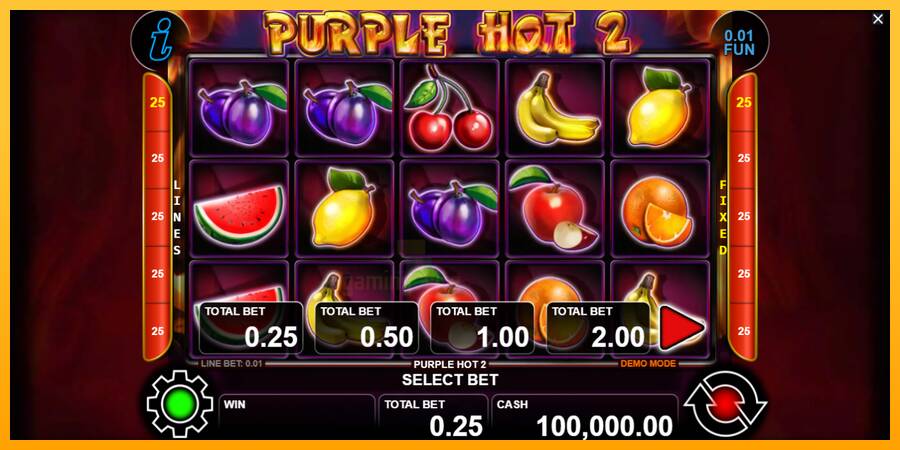 Purple Hot 2 gaming machine for money, picture 1