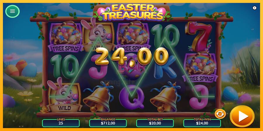 Easter Treasures gaming machine for money, picture 4