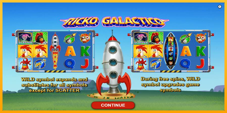 Ricko Galactico gaming machine for money, picture 1