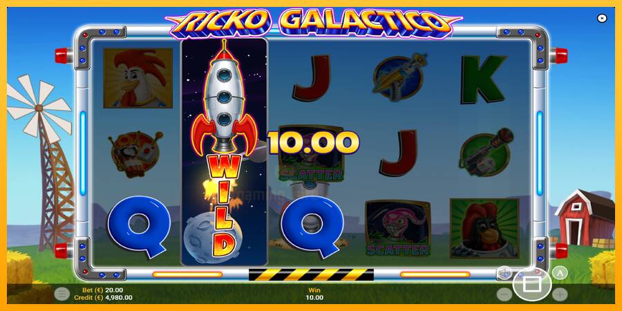 Ricko Galactico gaming machine for money, picture 3