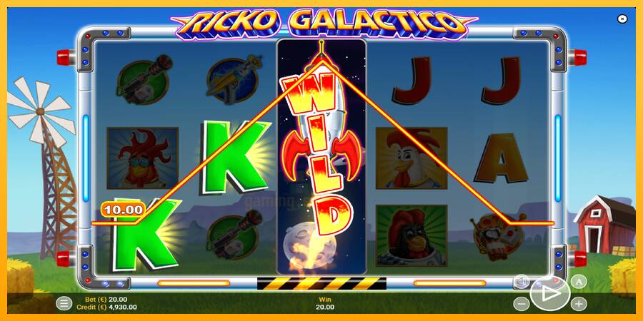 Ricko Galactico gaming machine for money, picture 4