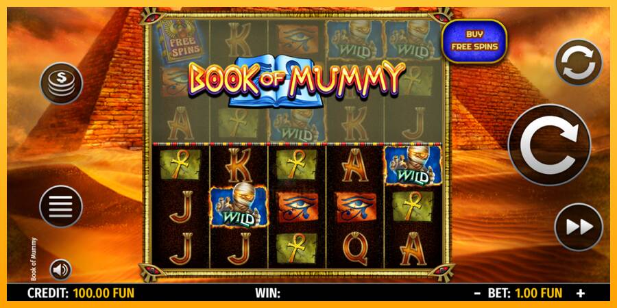 Book of Mummy gaming machine for money, picture 2