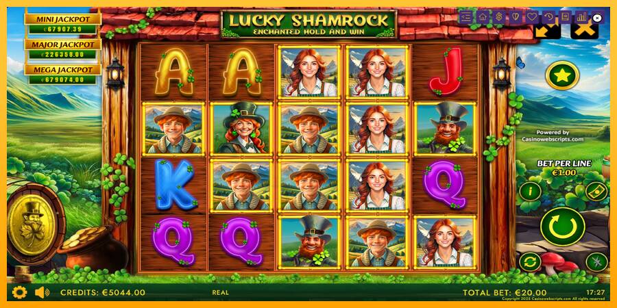 Lucky Shamrock - Enchanted Hold and Win gaming machine for money, picture 2