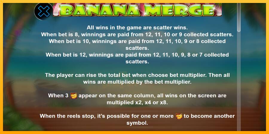 Banana Merge gaming machine for money, picture 5