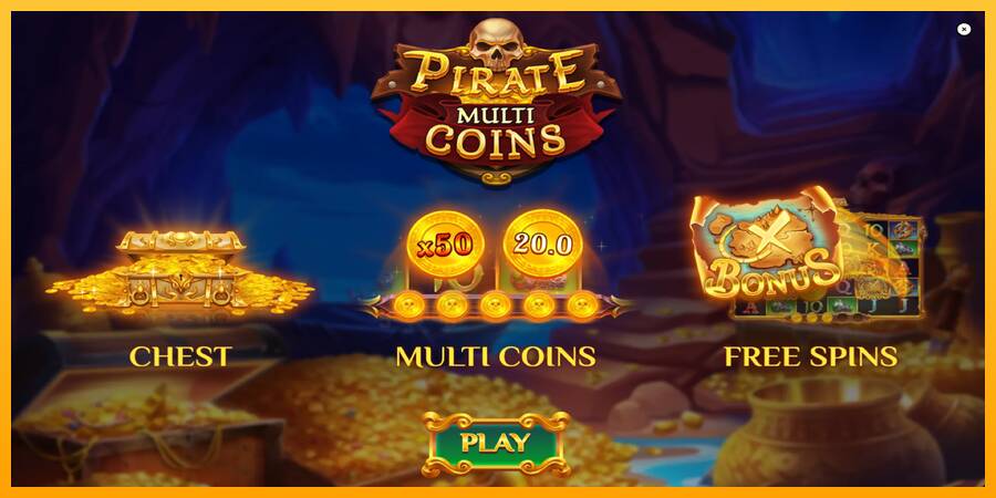 Pirate Multi Coins gaming machine for money, picture 1