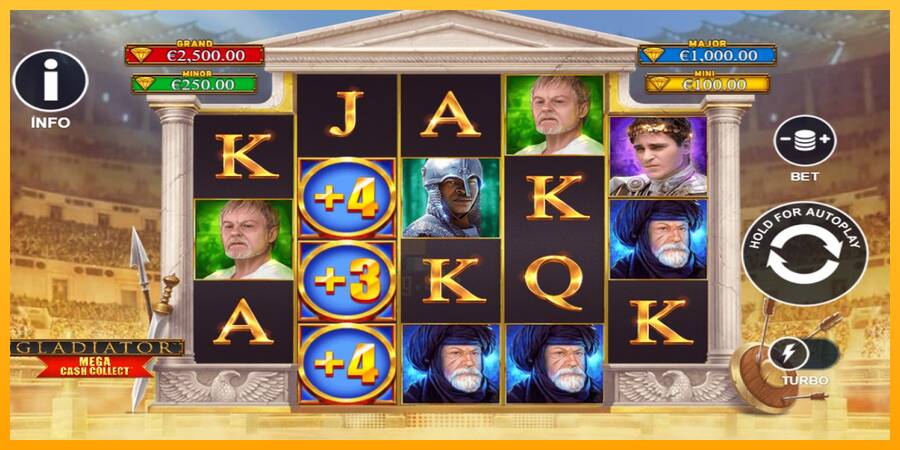 Gladiator: Mega Cash Collect gaming machine for money, picture 4