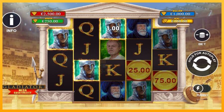 Gladiator: Mega Cash Collect gaming machine for money, picture 5