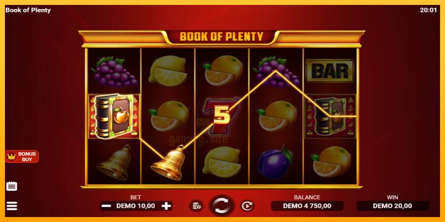 Book of Plenty gaming machine for money, picture 4