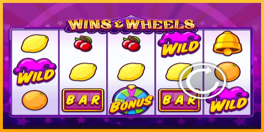 Wins & Wheels gaming machine for money, picture 1