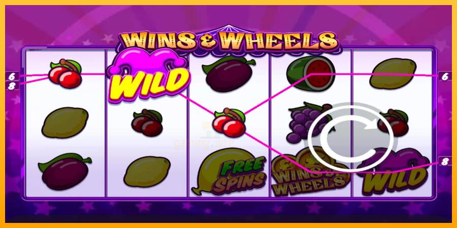 Wins & Wheels gaming machine for money, picture 2