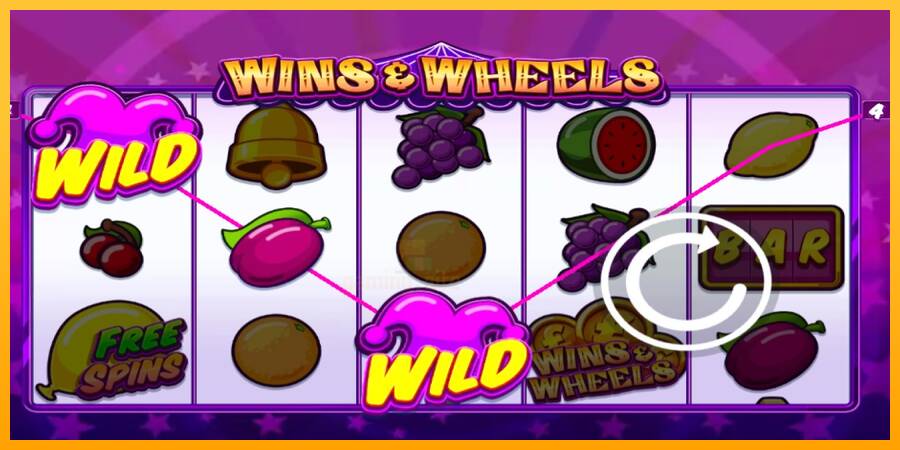 Wins & Wheels gaming machine for money, picture 3