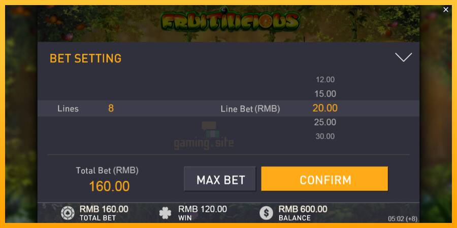 Fruitilicious gaming machine for money, picture 7