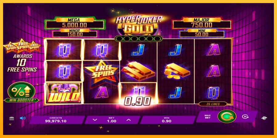 Hyper Joker Gold gaming machine for money, picture 3