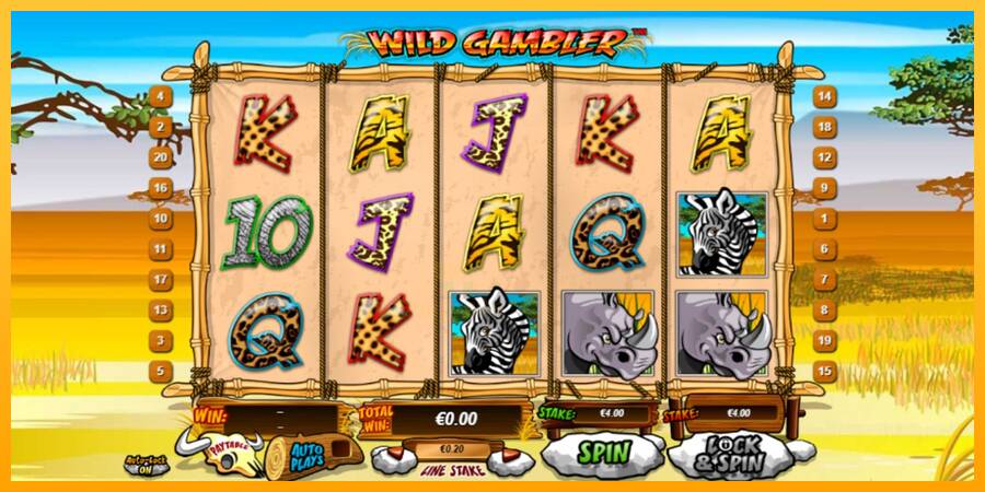 Wild Gambler gaming machine for money, picture 1