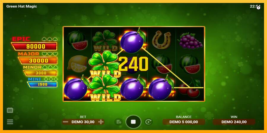 Green Hat Magic gaming machine for money, picture 3