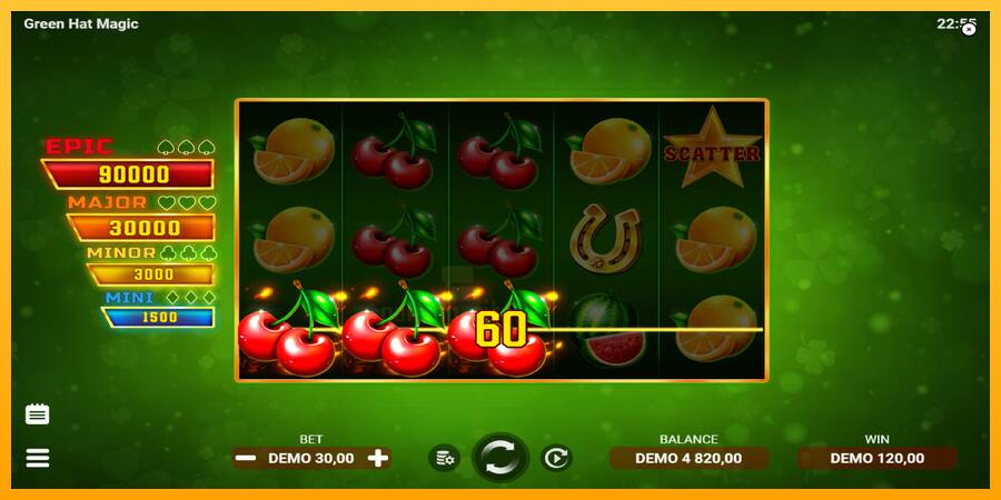 Green Hat Magic gaming machine for money, picture 4