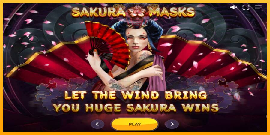 Sakura Masks gaming machine for money, picture 1