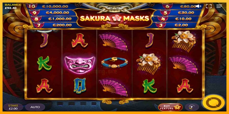 Sakura Masks gaming machine for money, picture 2