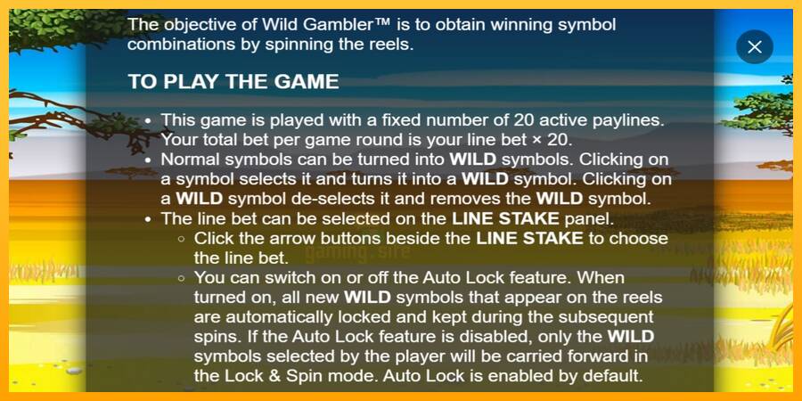 Wild Gambler gaming machine for money, picture 7