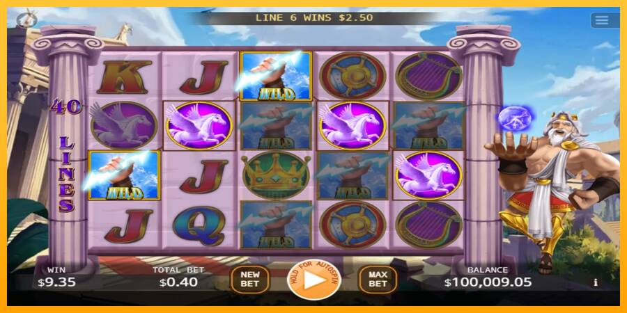 King of the God Zeus gaming machine for money, picture 2